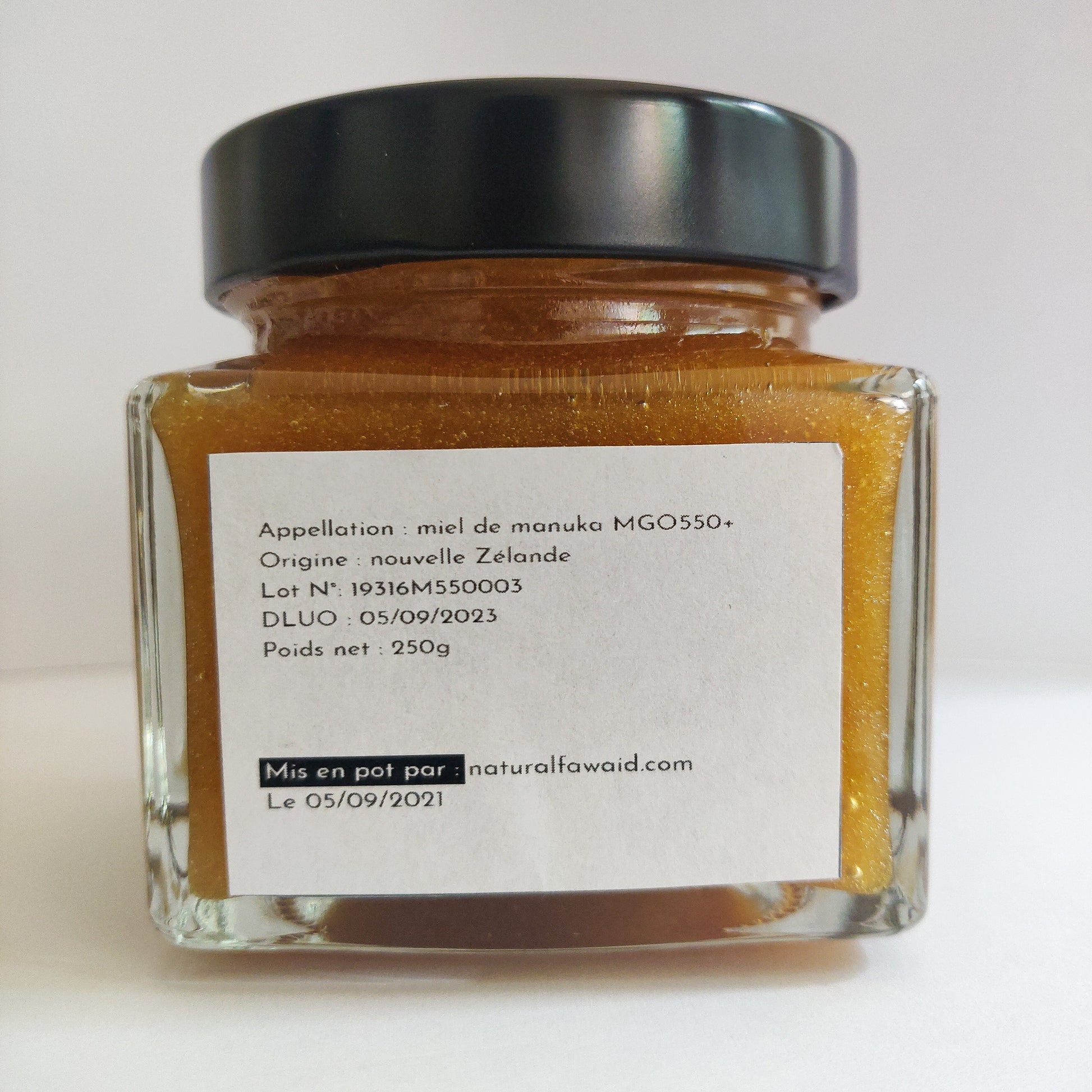 Miel de manuka mgo 550+ Nouvelle Zélande – Natural Fawaid