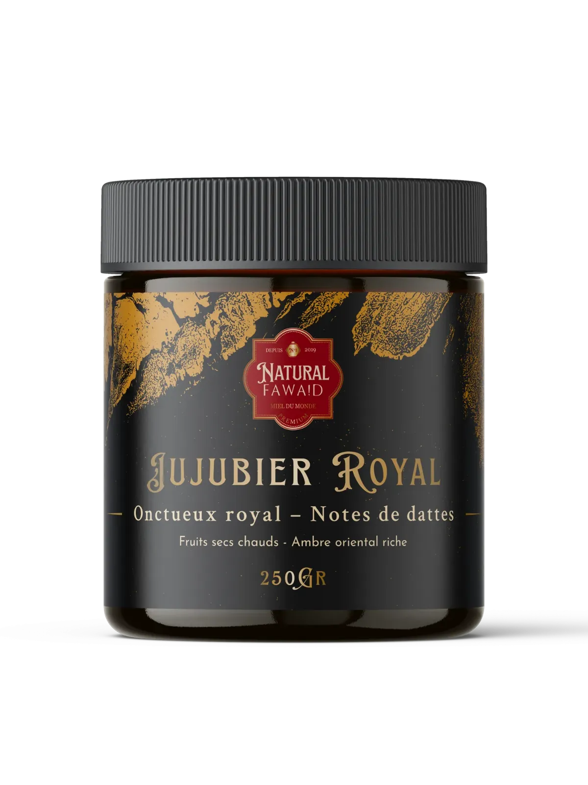 Pot de miel de jujubier Sidr Malaky du Yémen — filet de miel ambré, Natural Fawaid