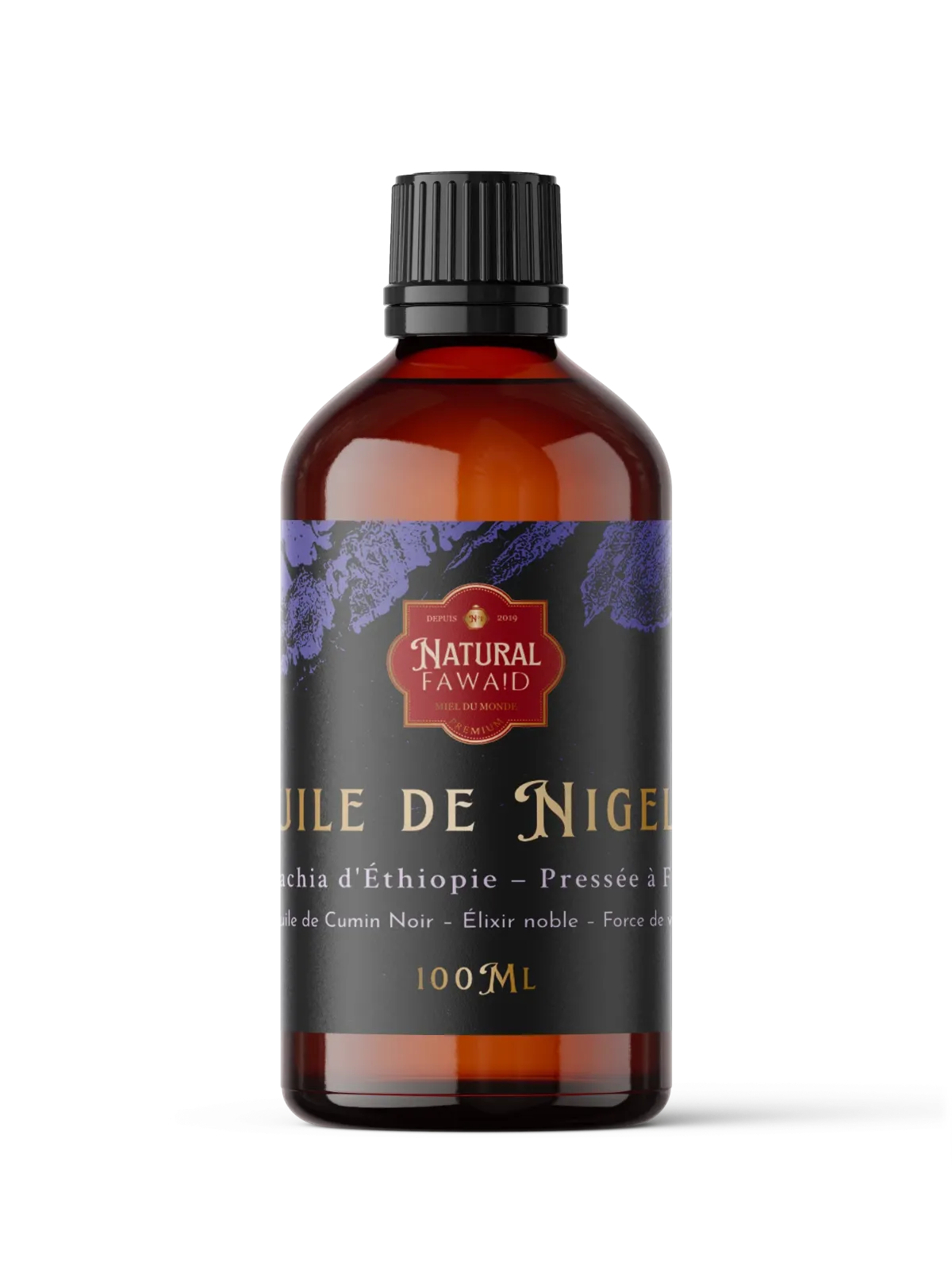 Huile de nigelle Habachia d'Éthiopie Natural Fawaid — flacon 100ml