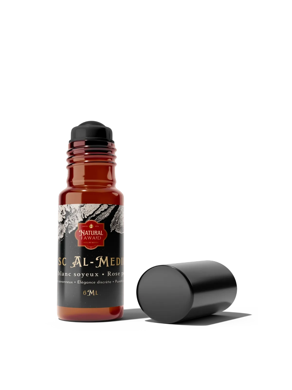 Musc Al-Medinah — huile de parfum sans alcool roll-on 6ml Natural Fawaid