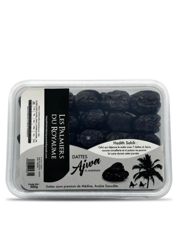 Dattes Ajwa de Médine 500g – Authentiques et bénies du Hijaz
