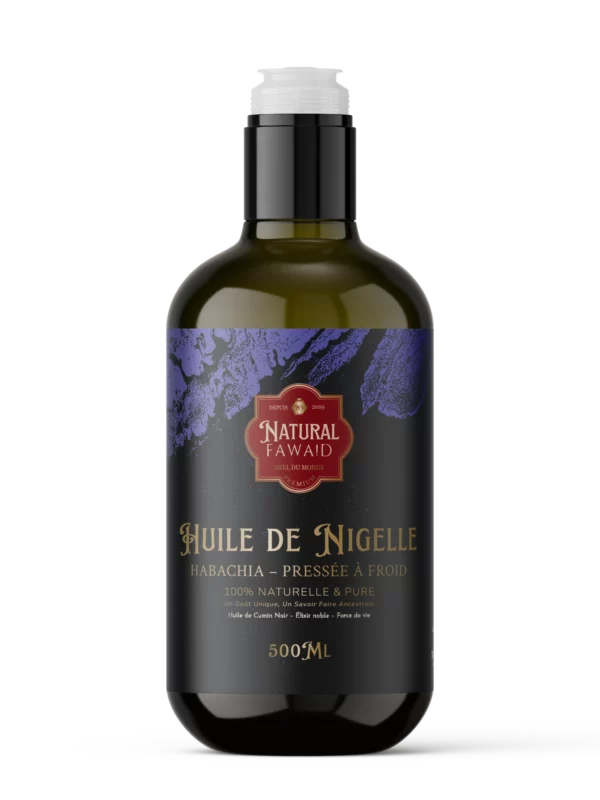 huile-nigelle-habachia-ethiopie-500ml-bec-verseur Bouteille d’huile de nigelle habachia 500ml avec bec verseur Natural Fawaid
