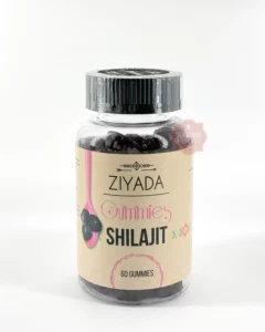 Flacon de 60 gummies Shilajit Ziyada